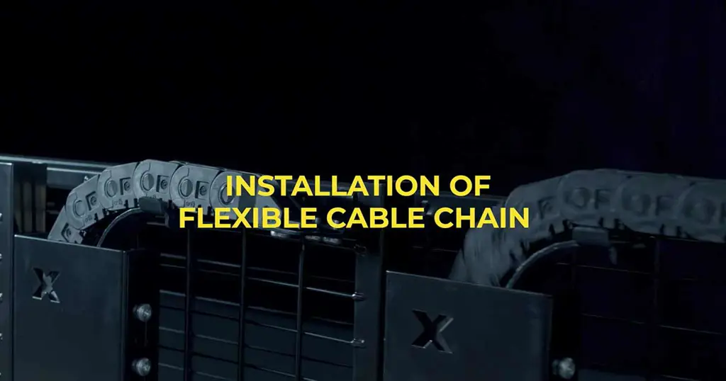 Assembly Flexible Cable Chain Machine Guarding Axelent