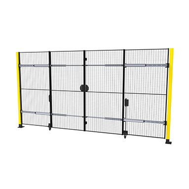 Combined hinged and sliding door