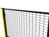 black mesh panels with edge strip