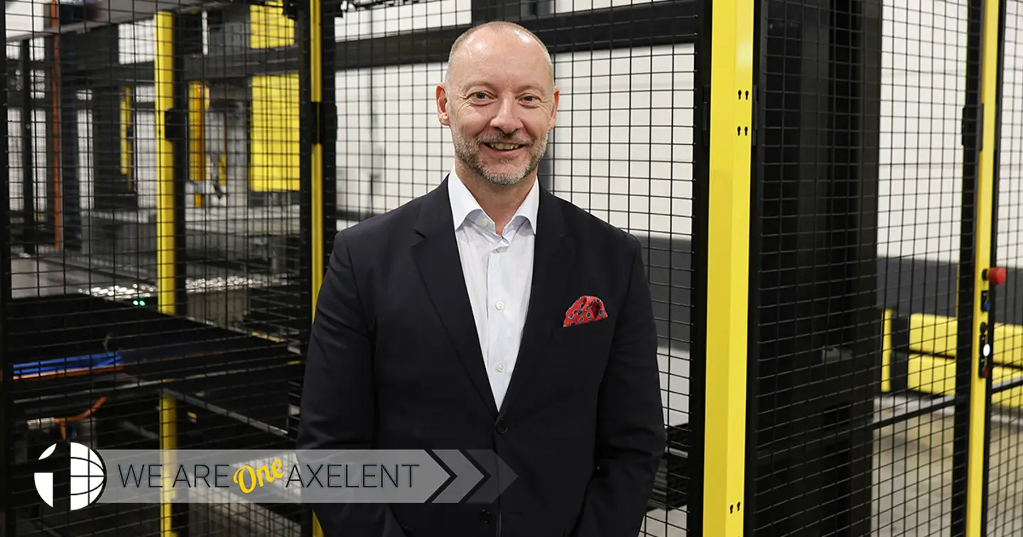 Pictured is Jonas Stillman MD of Axelent Japan in a factory setting