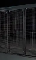 Triple sliding door with 3-step rail – adaptability in case of limited space