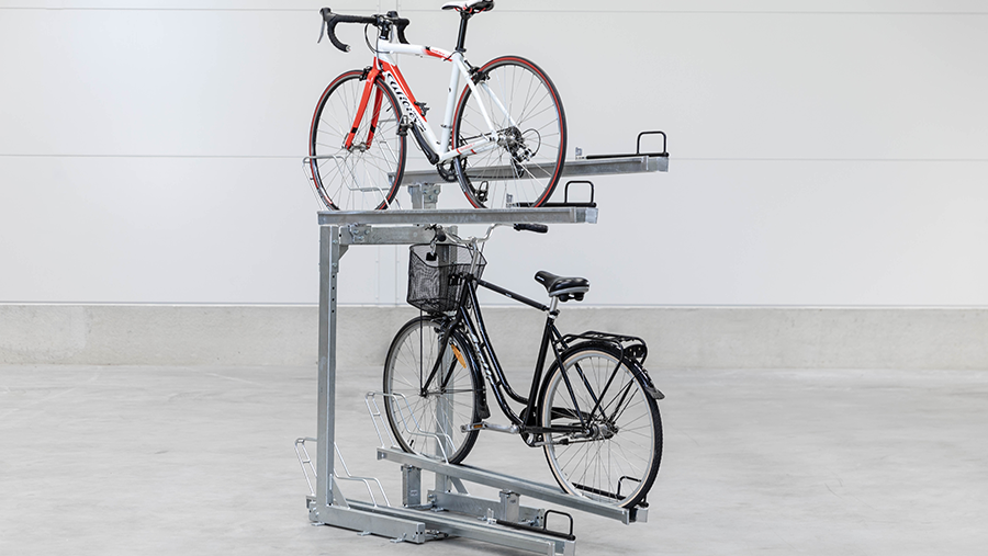 Bike rack discount system
