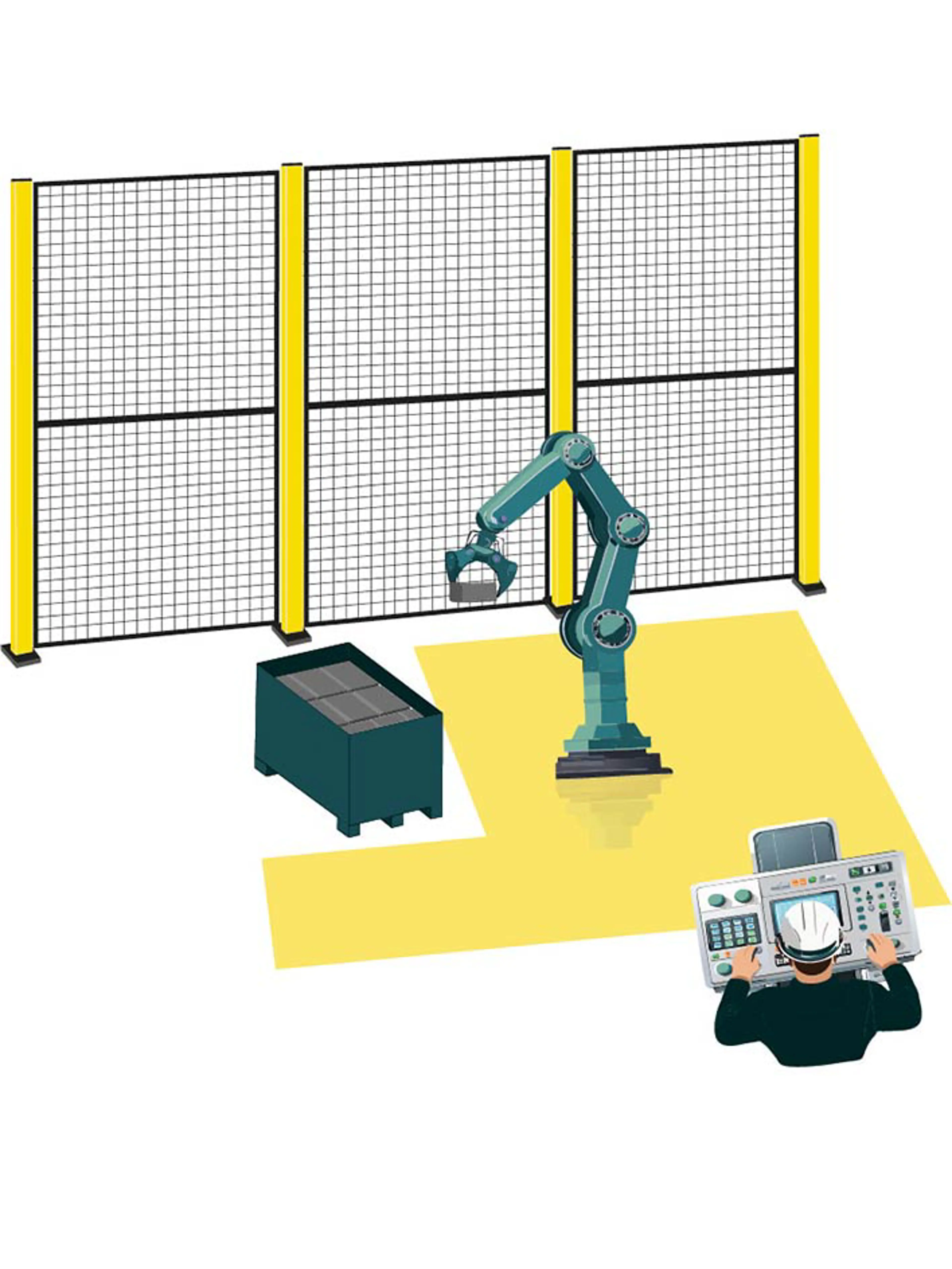 Contact Sensitive Mats Illustration