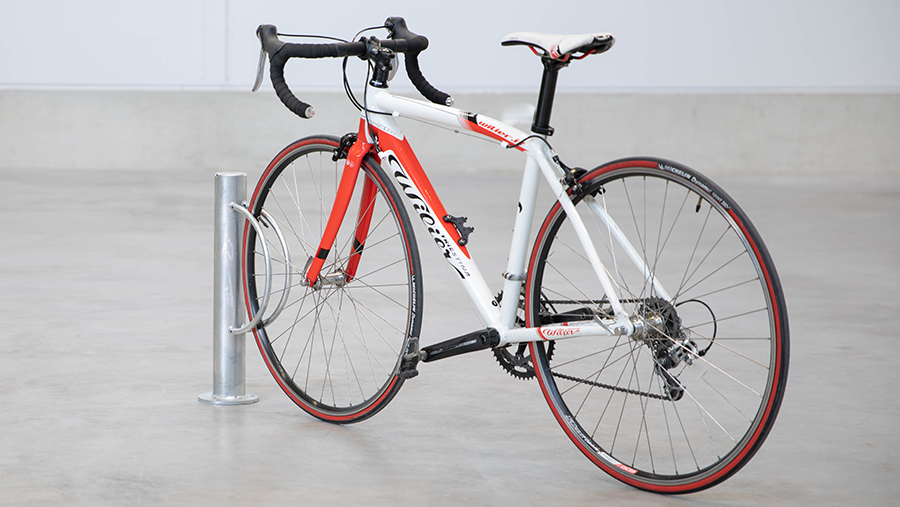 Bicycle discount stand pole