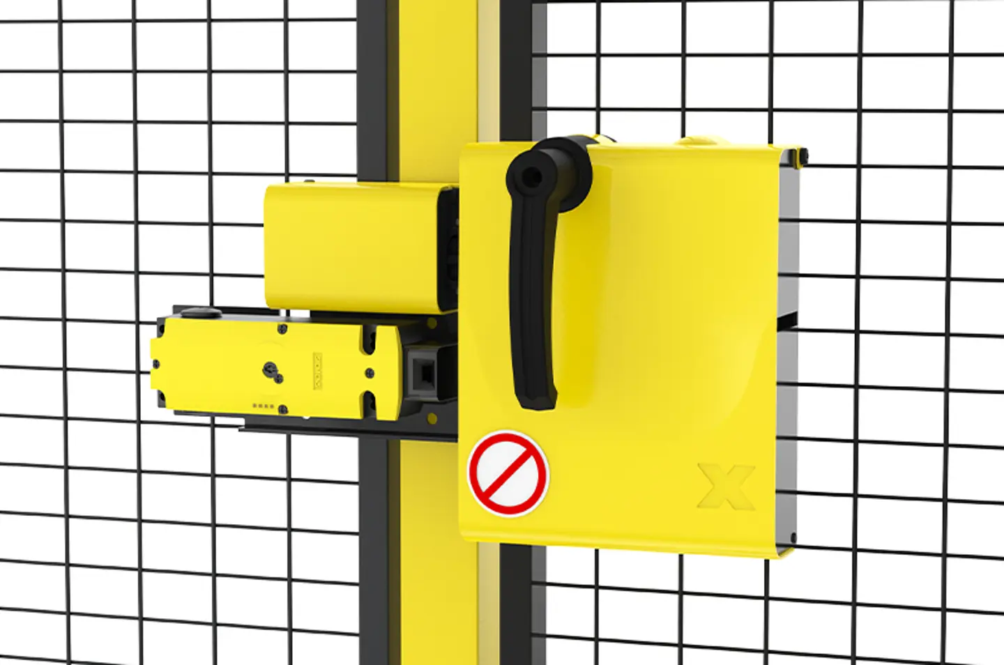X-Lock door lock system for hinged and sliding doors