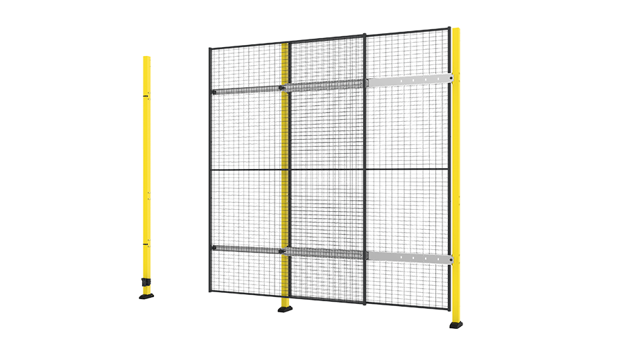 Single sliding door without rail