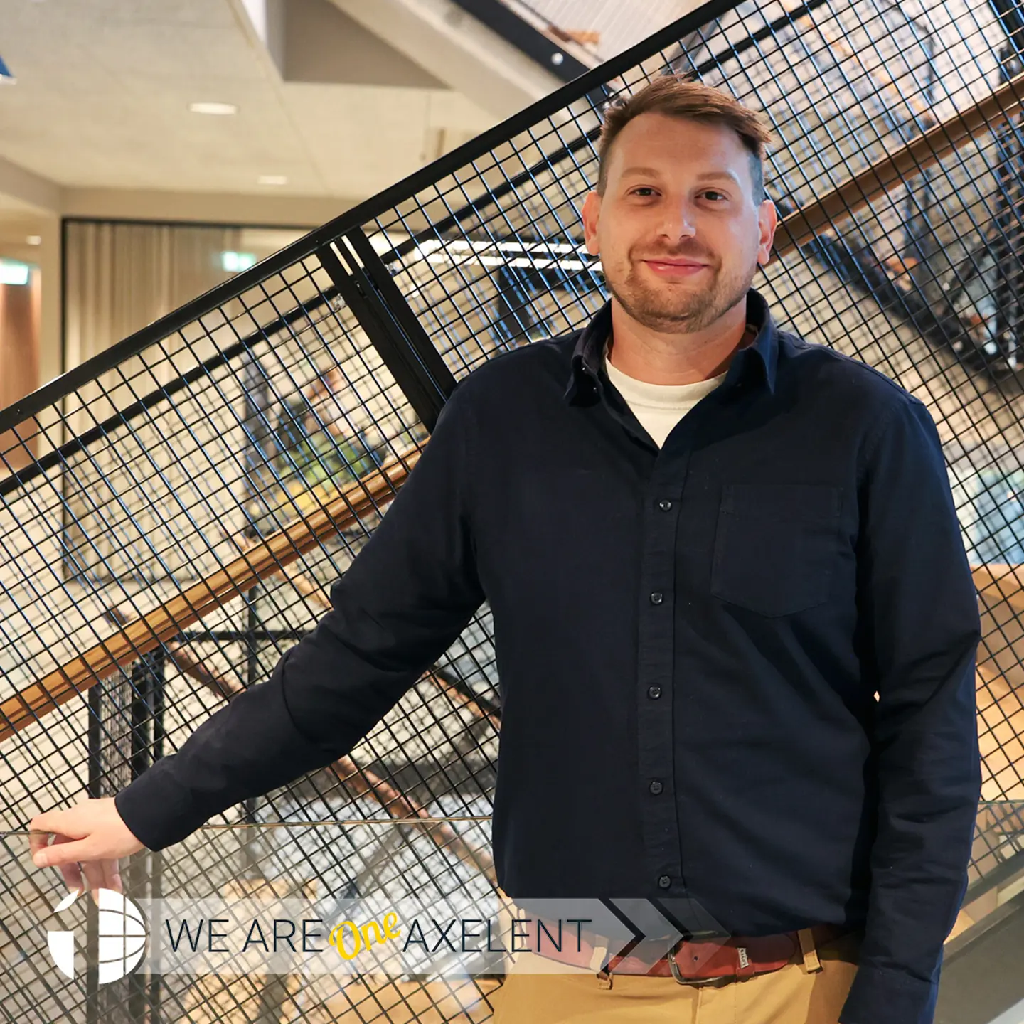 Pictured is Thomas Shelley who works in Digital Sales for Axelent Ltd