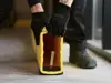 Pedestrian with Floor Barrier