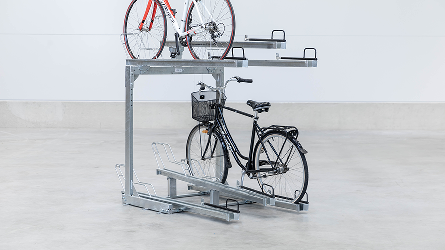 Bike rack deals rail