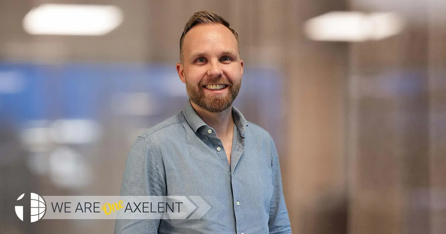 Kalle Berggren Deputy Sales Director for Axelent Group portrait shot